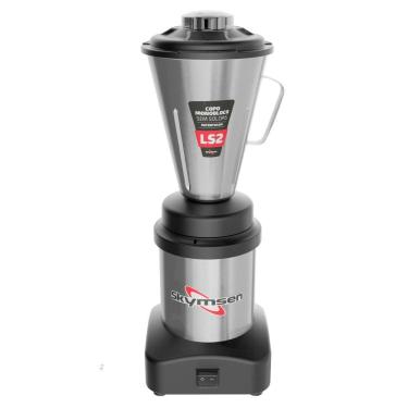 Imagem de Liquidificador Comercial Skymsen LS2 Inox Copo Monobloco 2L Baixa Rotação Profissional Bivolt