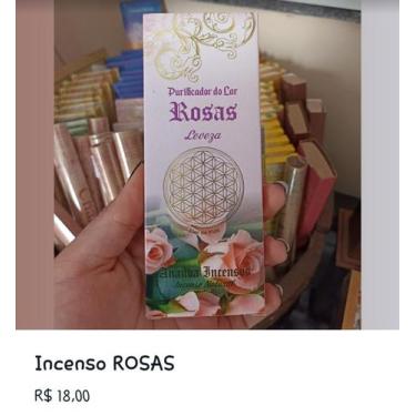 Imagem de Incenso ROSAS