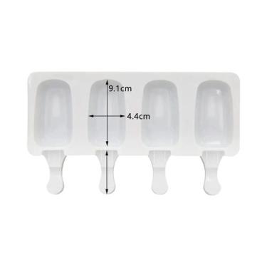 Imagem de Forma De Silicone DIY Para Sorvete, Suco De Frutas E Picolé - Utensíli