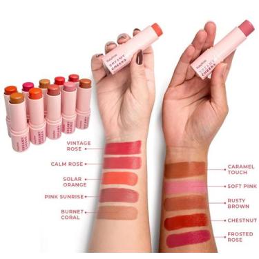 Imagem de Blush Cremoso Stick Dreamy Cheeks Natural Ruby Rose, BURNT CORAL