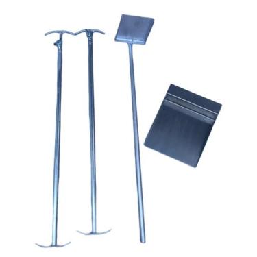 Imagem de Kit churrasco - 02 extensor de grelha + espalhador de brasa + pazinha 