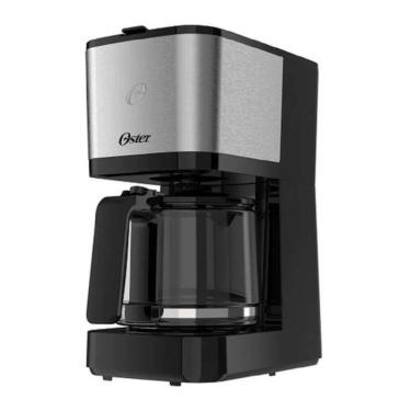Imagem de Cafeteira Elétrica Oster Inox com Jarra de Vidro 1,2L Acabamento Inox 220V