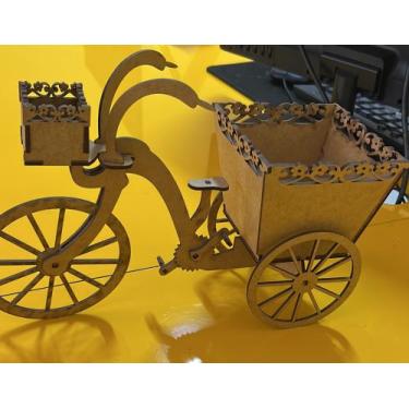 Imagem de Arranjo de flor , enfeite de mesa bike - N/I
