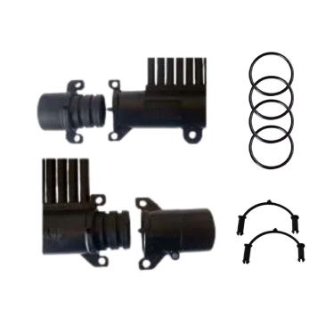 Imagem de Kit Terminações para Placas de Aquecimento Solar KS Aquecedores Modelo Teksol Completo