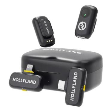 Imagem de Microfone Sem Fio Hollyland Lark A1 Combo Preto com USBC