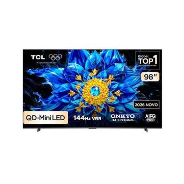 Imagem de Smart TV 4K TCL Advanced QD-Mini LED 98” Polegadas com Google TV, 144Hz VRR, Controle Preciso de Iluminação e Tela HVA