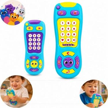 Imagem de Controle Remoto de Brinquedo Bolofofos Musical Luz Infantil - Yestoys