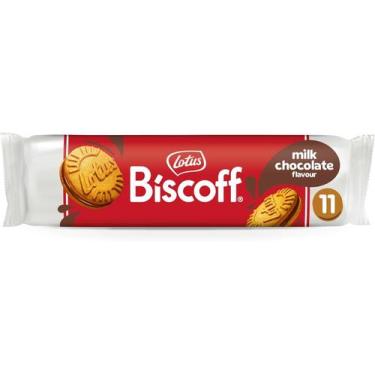 Imagem de Biscoito Belga Lotus Biscoff Recheado com Chocolate ao Leite 110g