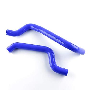 Imagem de LUXERAD Mangueira de radiador de silicone de desempenho de 3 camadas 4,5 mm para 91-99 Mitsubishi 3000GT 91-99 Dodge Stealth (azul)