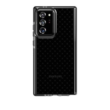 Imagem de tech21 Capa para celular Evo Check para Samsung Galaxy Note20 Ultra 5G - Propriedades antimicrobianas de combate a germes higienicamente limpas com proteção contra quedas de 3,6 m, preta/esfumaçada