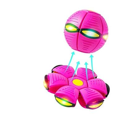 Imagem de Bola mágica de deformação do pires voadores, bola de pisar TikTok pode ser esmagada bola quicando infantil brinquedo vermelho rede para ambientes externos