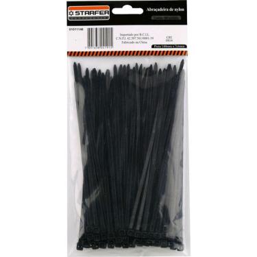 Imagem de Abraçadeira Nylon Preta 150 X 3,6 Starfer Com 100 Un