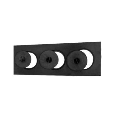 Imagem de Chapa Paulista 3 Furos Fogão Lenha com Tampa 19x55x23cm