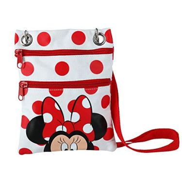Imagem de Disney Bolsa tiracolo para passaporte da Minnie Mouse, 20 cm