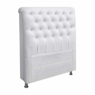 Imagem de Cabeceira Paris Para Cama Box Casal 140 Cm Corino Branco
