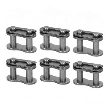 Imagem de 30 peças elos mestres de corrente 40 mn substituição de elos mestres de rolo com caixa de armazenamento para bicicletas de montanha