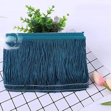 Imagem de 1 peça 15 cm de largura de poliéster borla densa franja aparar rendas saia de dança de palco latino vestuário acessórios diy, 26