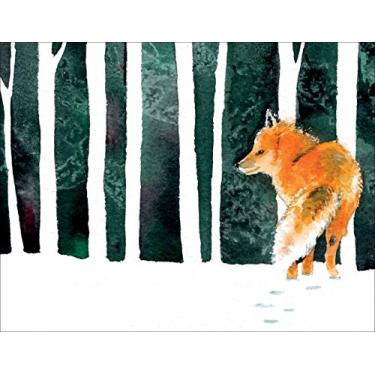 Imagem de Outfoxed Fox Premium Cartas de notas em branco Cartões de agradecimento – Conjunto de 20 cartões e envelopes combinando