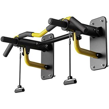 Imagem de Barra de puxar barra de boxe barra de puxar queixo para cima barra de teto barra de puxar para cima barra de sentar push up sacos de areia profissionais amarelo 90 * 57 * 25 cm amarelo_90*57 * 25 cm atualizado
