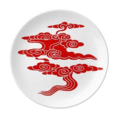 Imagem de Auspicious Life Prato de Criatividade Decorativo de Porcelana Salver Prato de Jantar