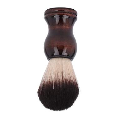 Imagem de Pincel de barbear para barba, aumentar efetivamente a espuma do creme de barbear Pincel de espuma de barbear para o trabalho para a vida para viagens para casa