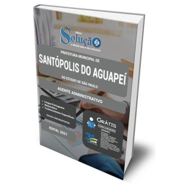 Imagem de Apostila  Santópolis Aguapeí Sp 2021 Agente Administrativo