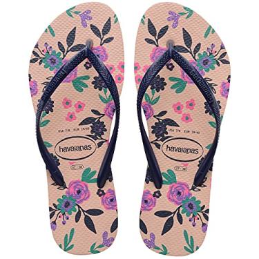 Imagem de Chinelo Slim Romance, Havaianas, Feminino, Rosa Ballet, 41/42