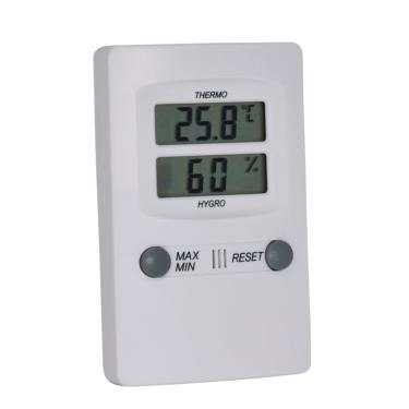 Imagem de TERMO HIGROMETRO DIGITAL TEMPERATURA E UMIDADE COM MAXIMA E MINIMA INCOTERM