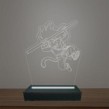 Imagem de Luminária Led 3d Goku Abajur Luxo