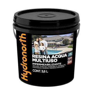 Imagem de Resina Acqua Multiuso Incolor Fosca Galao 3,6 Litros Hydronorth Pintura