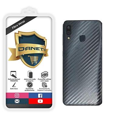 Imagem de Pel�cula Fibra De Carbono Gel Flex�vel Traseira Verso Para Galaxy A10s - Prote��o Que Adere E Cobre Toda A Parte Traseira do Aparelho - Danet