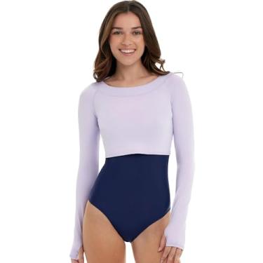 Imagem de BloqUV Top feminino curto, Lavender, Medium