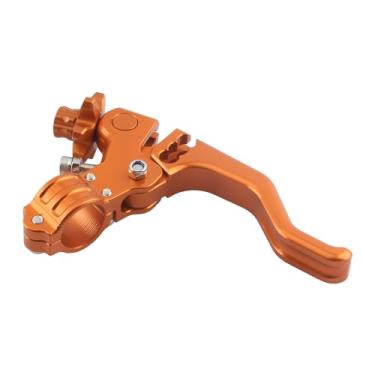 Imagem de PowerMotor Alavanca de embreagem de acrobacias curtas CNC universal para motocicletas, 22 mm, guidão de 22 mm, alavanca de embreagem para esportes de rua, motocicletas, mini motos, scooter ATV