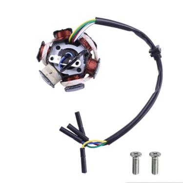 Imagem de PRO BAT Placa de estator magnético de 6 polos para 50cc 70cc 90cc 110cc 125cc 150cc Motor Pit Pro Bike Trilha Dirt Bike Thumpstar Quad ATV Go Kart Taotao Dune Buggy