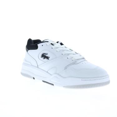 Imagem de Lacoste Tênis masculino Lineshot, Branco/preto, 41