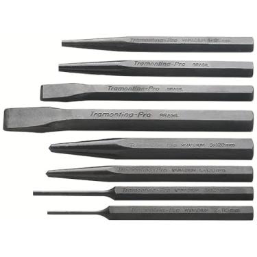 Imagem de Talhadeira Punção e Saca Pino Jogo com 8 Peças 44473208 Tramontina Pro