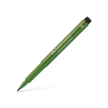 Imagem de Faber-Castell Art & Graphic Pitt Artist Pen Brush India Ink Pen, Chromium Green Opaque, Single Pitt Pen, For Art, Craft, Drawing, Sketching, Home, School, University, Colouring