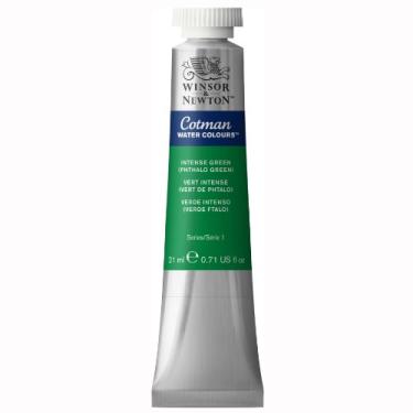 Imagem de Winsor & Newton Tinta aquarela Cotman, tubo de 21 ml, verde ftalo intenso
