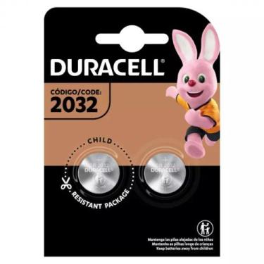 Imagem de Pilha Moeda Lithium 3V CR2032 (COM 2 Pilhas) - Duracell