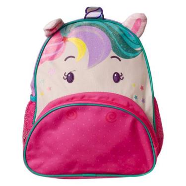 Imagem de Mochila De Costas Infantil Clio Pets Unicórnio Pelúcia - Clio Style, U