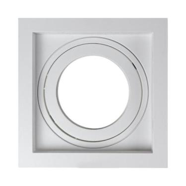Imagem de Spot Embutir PAR30 Quadrado Branco Recuado Opus