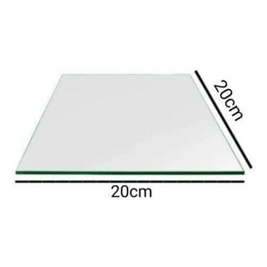 Imagem de Vidro Expositor Balcão Vitrine Para Loja 20x20 4mm - Nacional