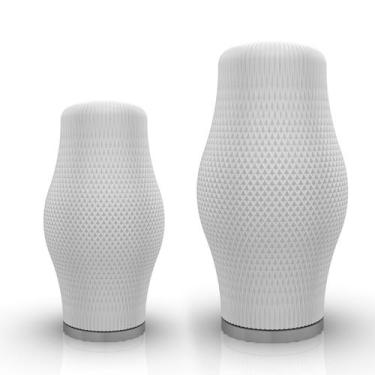 Imagem de Dupla Luminária - Norman - Galanta, Branco/Prata