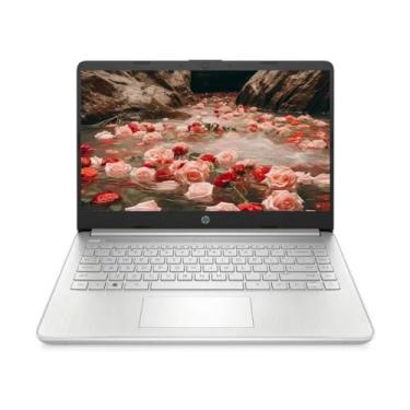 Imagem de HP Notebook portátil, tela HD de 14 polegadas (1366 x 768), AMD Ryzen 5 5500U (6 núcleos), 16 GB de RAM, SSD PCIe de 256 GB, HDMI, leitor de cartão SD, Windows 11 Home, prata natural, mouse pad TWE