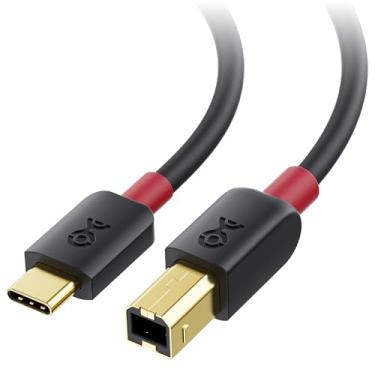 Imagem de Cable Matters Cabo USB B para USB C - 4 m, cabo USBC para USBB, cabo MIDI para USBC, compatível com impressora, scanner, controlador MIDI/teclado/DAC/piano digital Yamaha Casio para iPad, preto