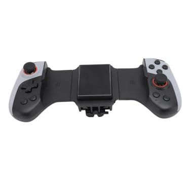 Imagem de Controlador de Jogos Móveis, Controlador de Jogos Móveis BT, Gamepad Telescópico Sem Fio de Resfriamento, 7 Pás de Ventilador Com Efeitos de Luz RGB, para Android, para IOS, para