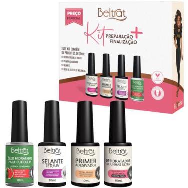 Imagem de Kit Preparador e finalizador de Unhas beltrat selante primer