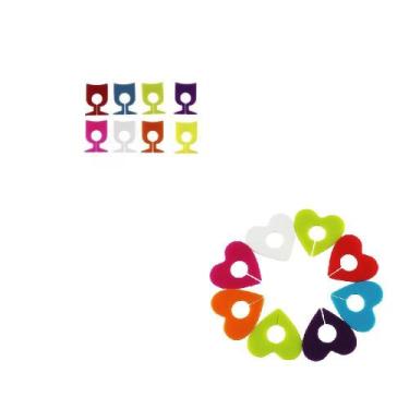 Imagem de Conjunto de 16 marcadores de taças drinks vinho TC - Clink