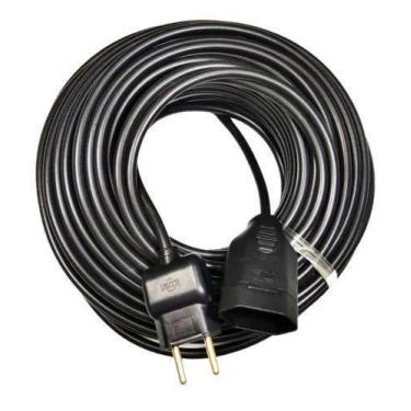 Imagem de Extensão Elétrica 10a/20a Reforçada 25m Pp 2x2,5mm Plug Reto - Margiri