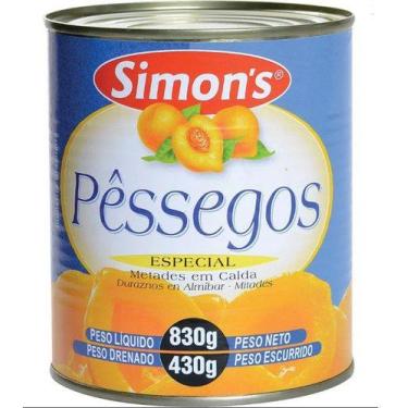 Imagem de Pêssego Em Calda 430g - Simons